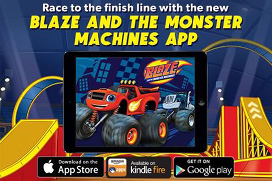 BLAZE E OS MONSTER MACHINES. na App Store